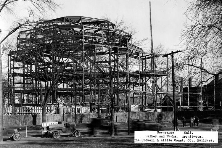 Severance Hall under construction in 1930