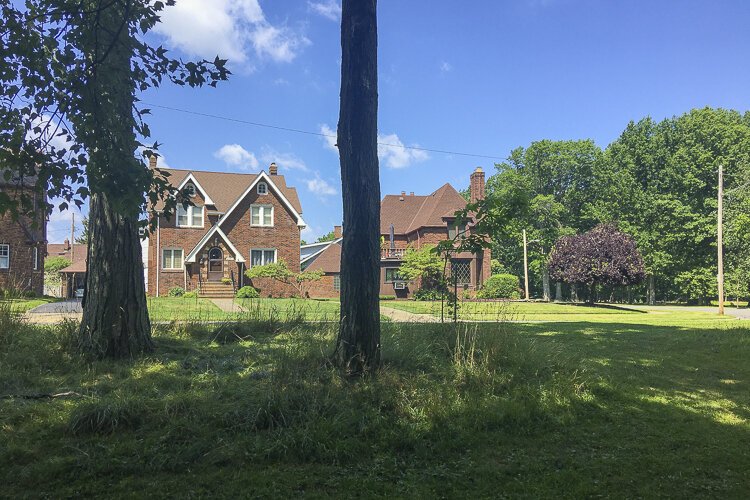 Portions of the all purpose trail meander through the surrounding neighborhood.