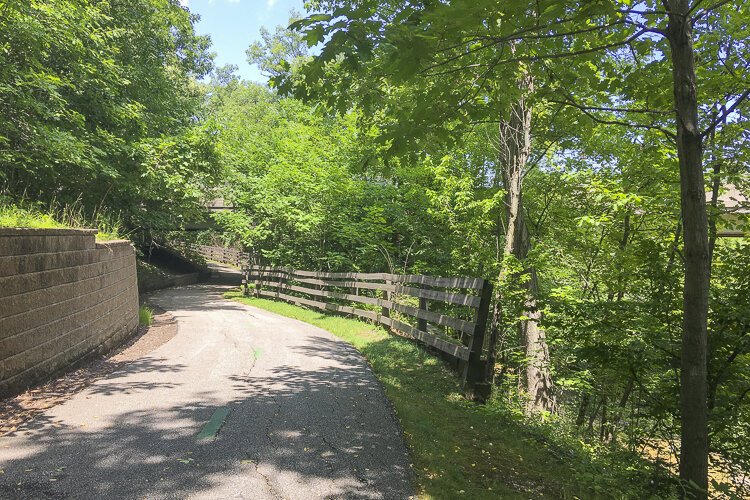 Mill Creek Falls trail.