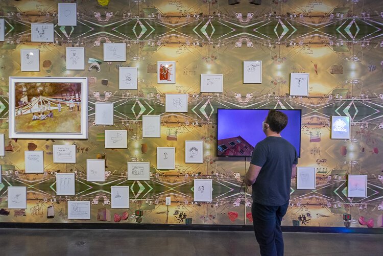 Cleveland Institute of Art’s Reinberger Gallery has an immersive virtual reality arcade with games and videos designed by Jacolby Satterwhite.