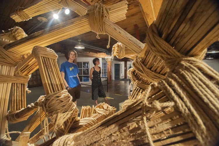 FRONT International 2022 exhibition at Quaker Square in Akron