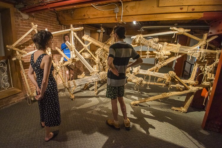 FRONT International 2022 exhibition at Quaker Square in Akron