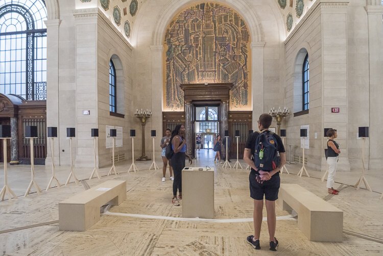 FRONT International 2022 exhibition at the Cleveland Public Library