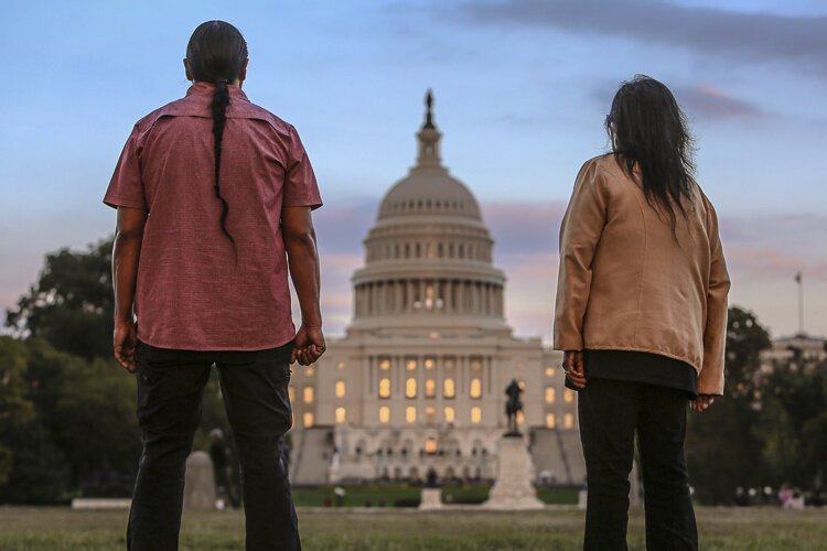 Film still from "Oyate" playing at the Chagrin Documentary Film Festival