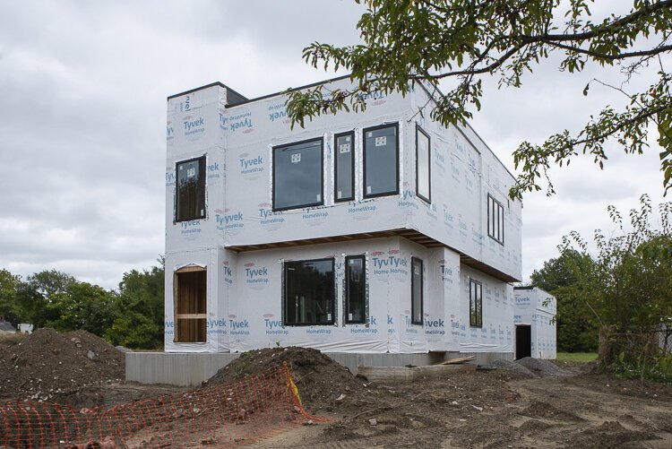 Construction of one of the Allen Estates units in the Hough Neighborhood in September 2022