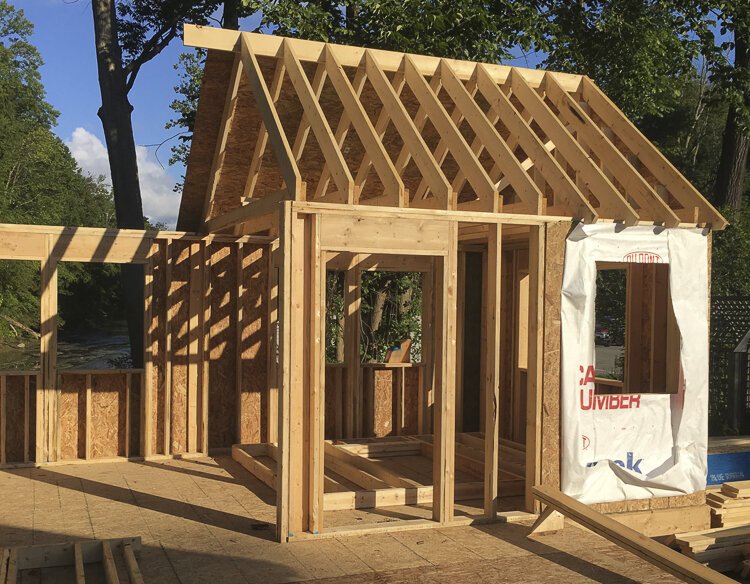 St. Hubert’s under renovation in the summer of 2017