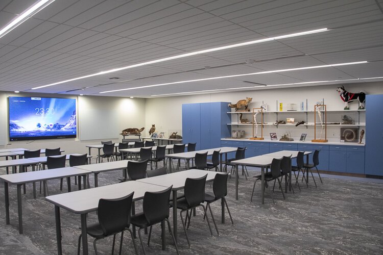 The classrooms are now centrally located which makes for a more positive learning experience