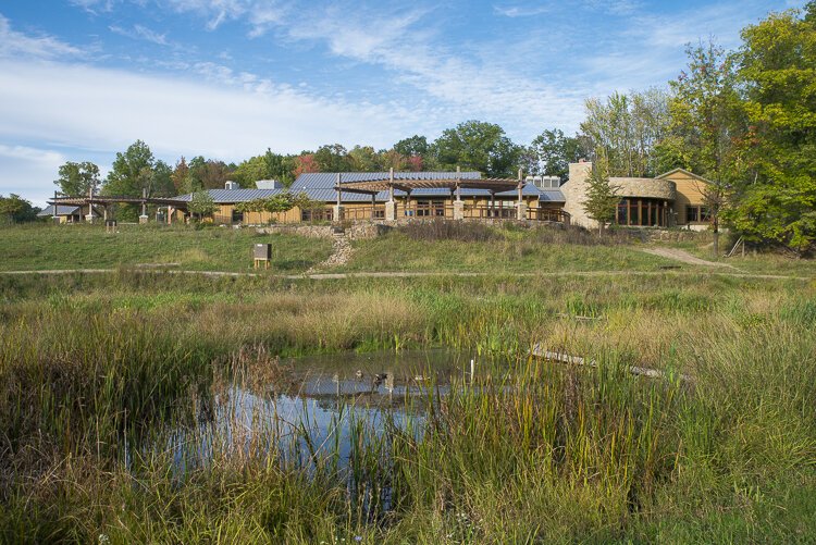 The Watershed Stewardship Center is home to more than 60 examples of applied storm water treatment practice, all of which collect rainwater and guide it through a more natural route back to Mother Nature