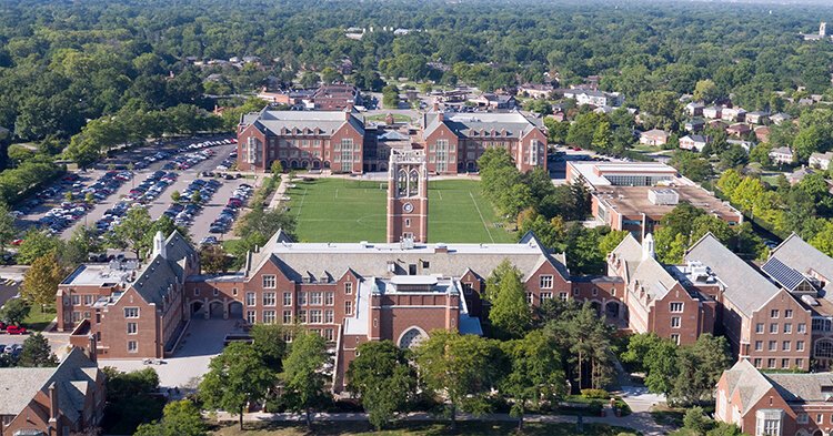 <span class="content-image-text">The college became John Carroll University in 1923 and moved to University Heights</span>