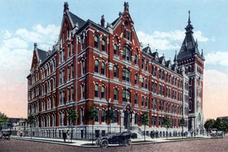 Old postcard of St. Ignatius College