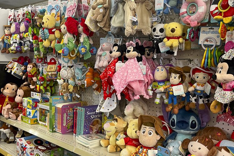 The shop is packed on two floors of almost every toy, book, game imaginable