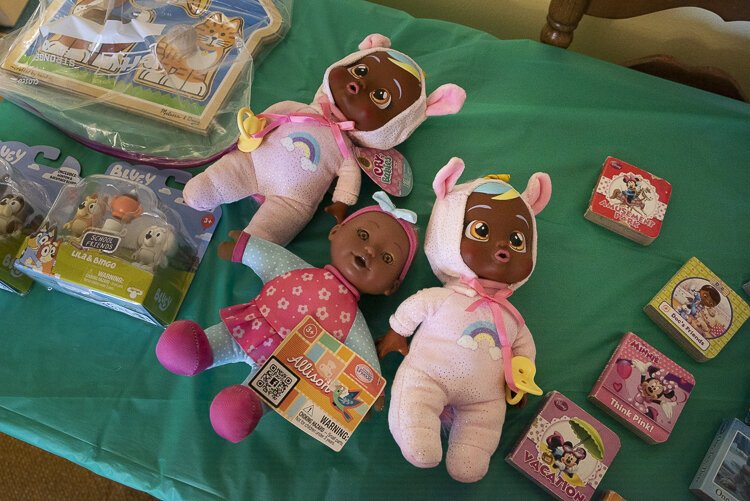 Items for the Christmas Drive at West Park United Church of Christ (UCC) food pantry