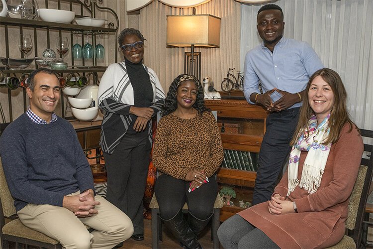 Black Environmental Leaders from L – R: Dave Wilson, SeMia Bray, Ariana Best, Kwame Botchway and Elena Stachew