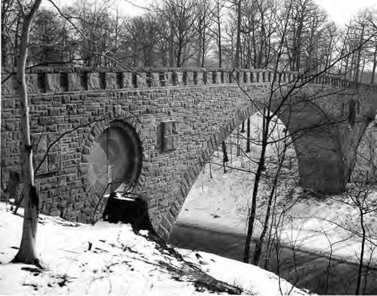 Footbridge over Forest Hill Blvd. Jan. 9, 1941
