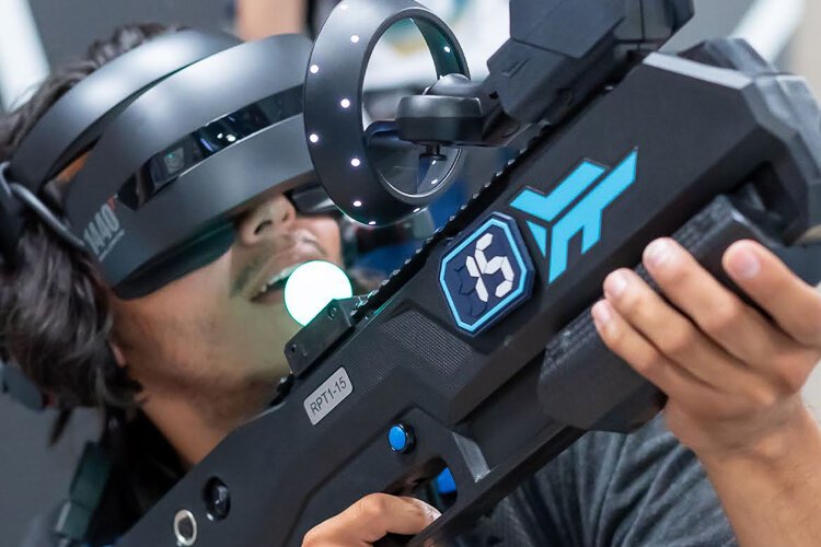 Zero Latency is where visitors can step out of their own worlds for an hour and fight zombies, battle pirates, explore an abandoned space station, or experience altered gravity.