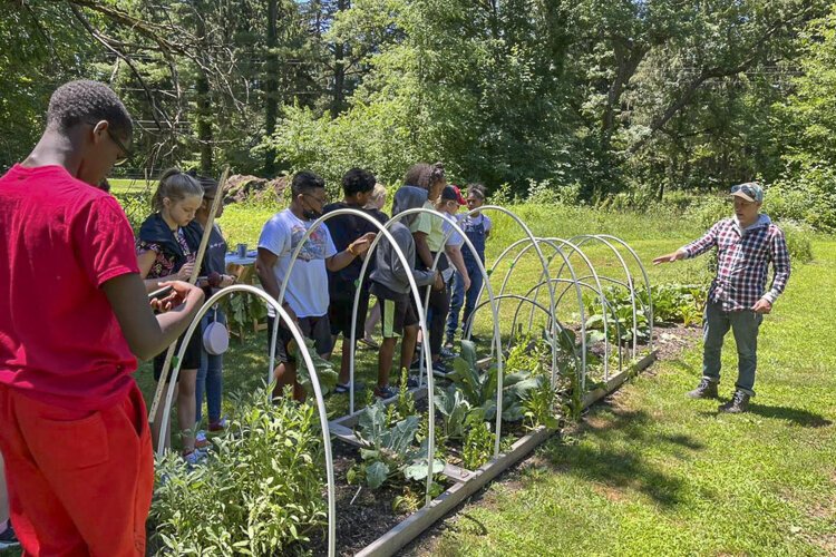 <span class="content-image-text">50 students from Save Our Children Elyria were at Spice Acres before the July 4 holiday to tour the farm and harvest produce from the Learning Garden.</span>