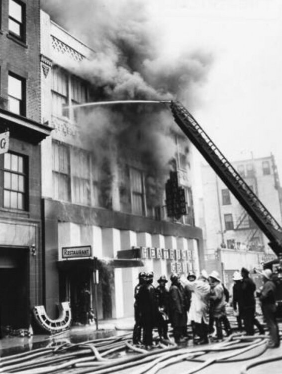 A massive fire destroyed the Theatrical on September 14, 1960