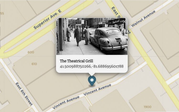 Location of the Theatrical on Short Vincent