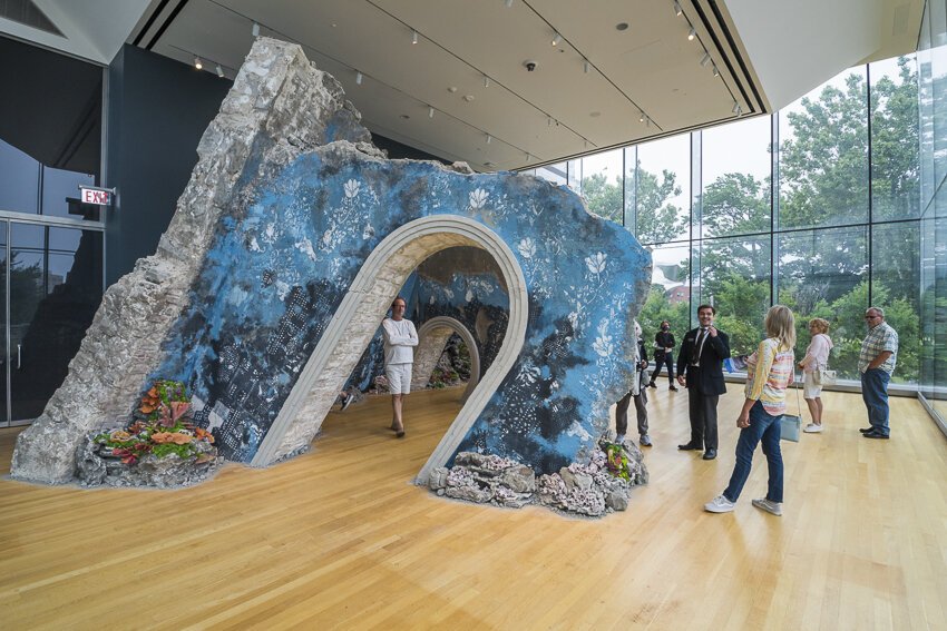 The Cleveland Museum of Art offers a  newly-commissioned work by Firelei Ba´ez  featured in the East Wing Glass Box.
