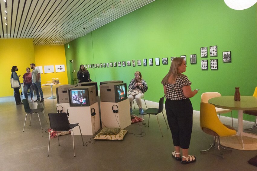 Cleveland-born artist Renée Green has conceived Contact, her first major exhibition in the city, which occupies all of moCa Cleveland’s public spaces.