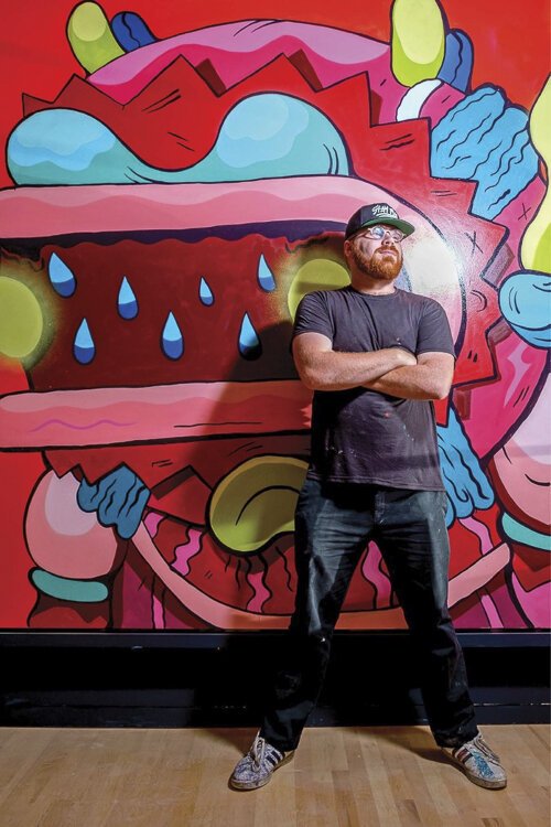 <span class="content-image-text">Graffiti HeArt has commissioned international artist Michael Roy, aka Birdcap, to paint an original piece on the east-facing wall of Stella Maris on Washington Avenue in Flats West Bank.</span>