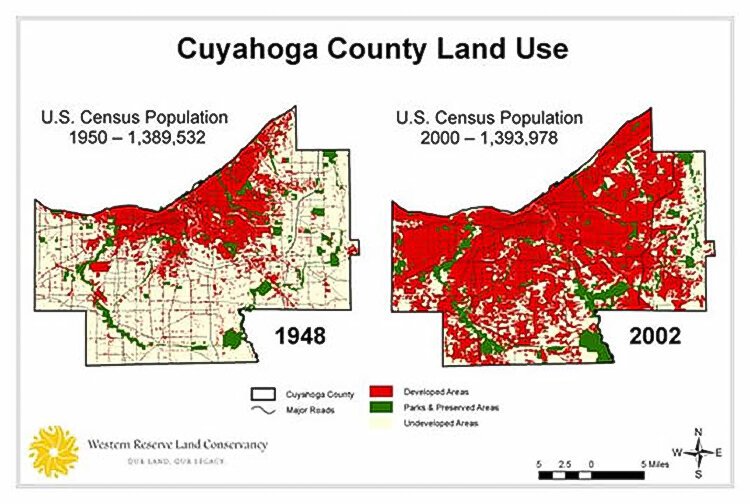 <span class="content-image-text">Cuyahoga County land use map shows how development has sprawled throughout Cuyahoga County over the last century.</span>