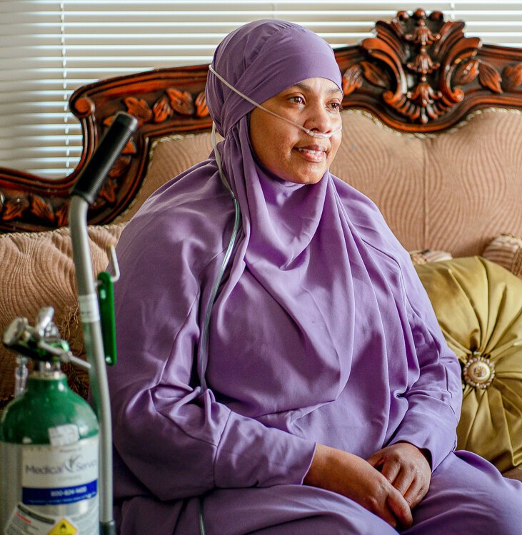 <span class="content-image-text">Rashidah Abdulhaqq has relied on several medical waivers to keep her electricity on in her Glenville home because she relies on it to power the oxygen tank that keeps her alive.</span>