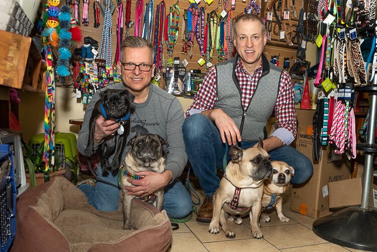 Kevin_Schmotzer and partner Lawrence Carter of Pet-Tique, in business for over 20 years.