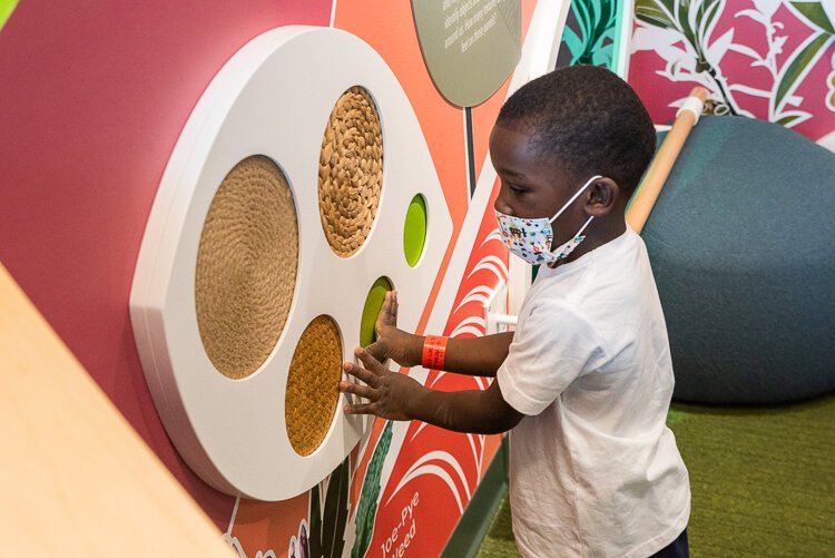 There’s something for every child to take part in and enjoy in the sensory play area.