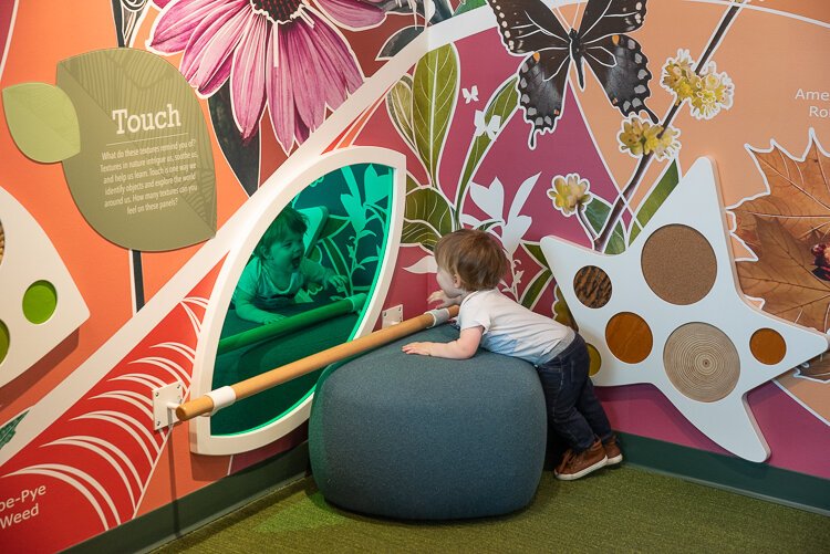 There’s something for every child to take part in and enjoy in the sensory play area.