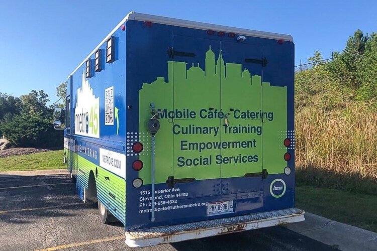 The Metro45 Truck back lists services provided by LMM