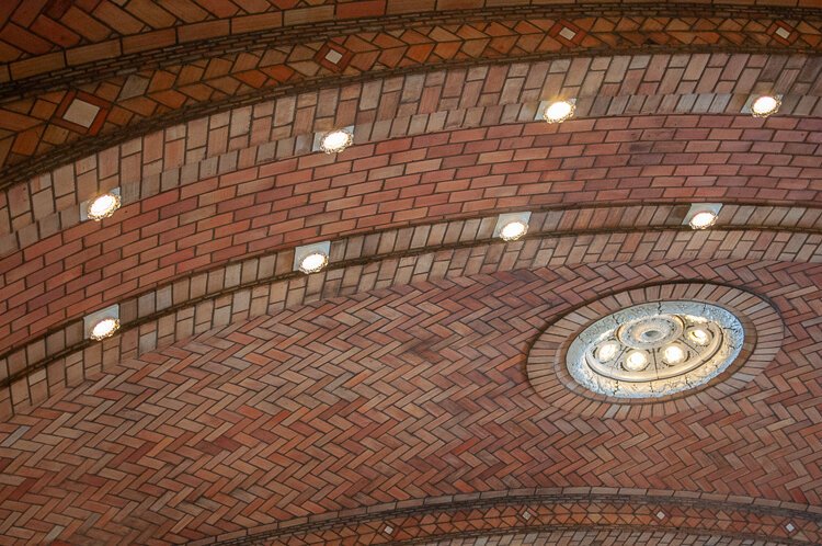 Guastavino ceiling in the West Side Market