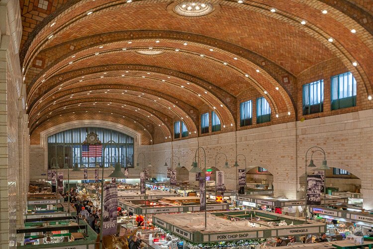 Guastavino ceiling in the West Side Market