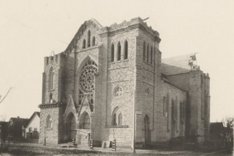 St. Michael's under construction 1880s