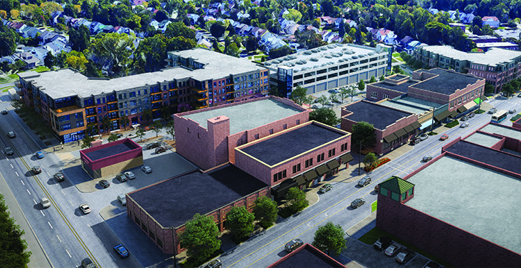Cedar Lee District Aerial