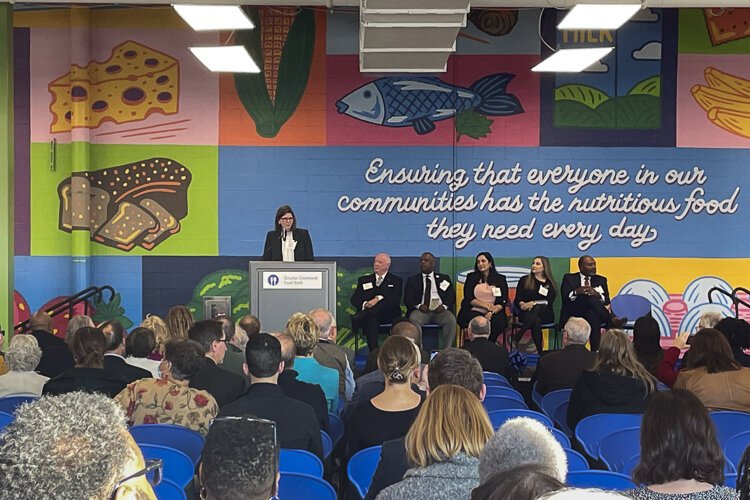 <span class="content-image-text">Greater Cleveland Food Bank’s new 197,00-square-foot Partner Distribution Hub grand opening</span>