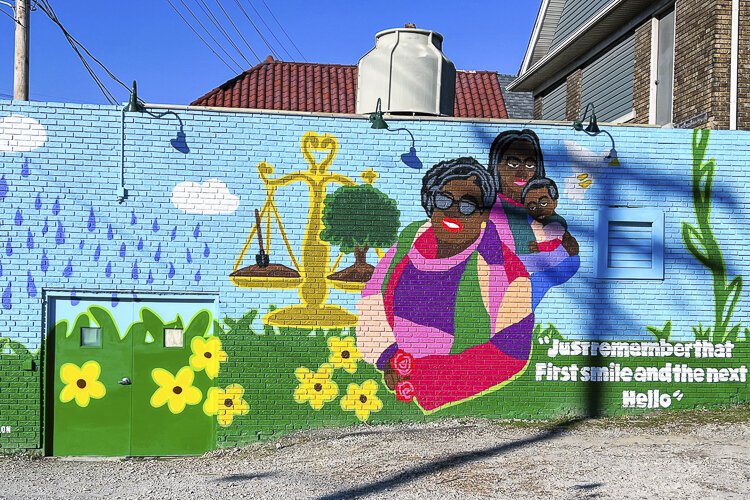 Jacqueline Gillon legacy mural in Mt. Pleasant