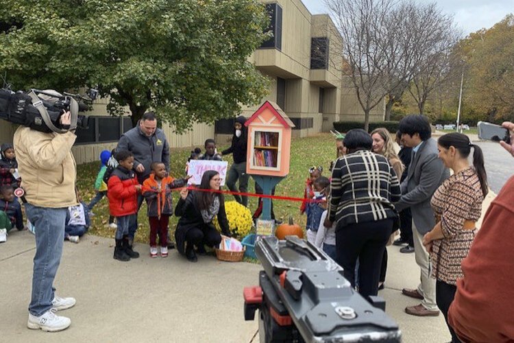Ribbon Cutting ceremony at Franklin D. Roosevelt Academy in Glenville