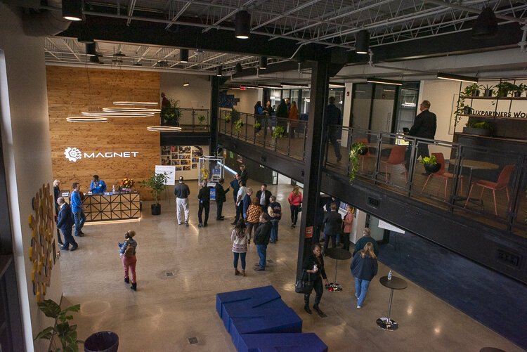 <span class="content-image-text">Grand opening of MAGNET’s new headquarters and manufacturing hub in Midtown</span>