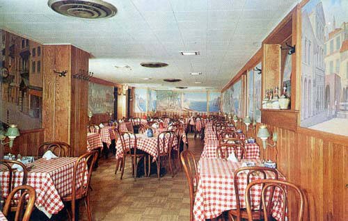 Interior of the New York Spaghetti House