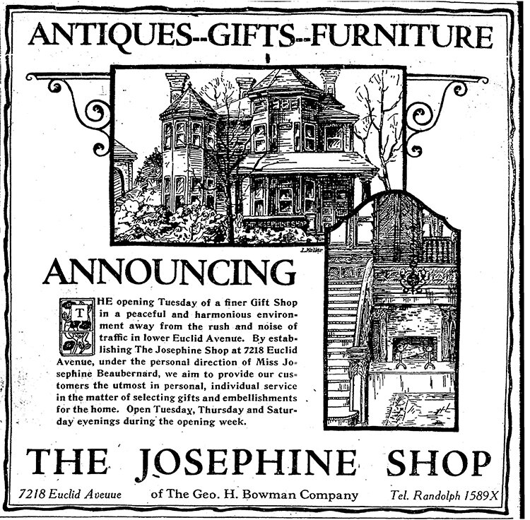 1923 Plain Dealer advertisement