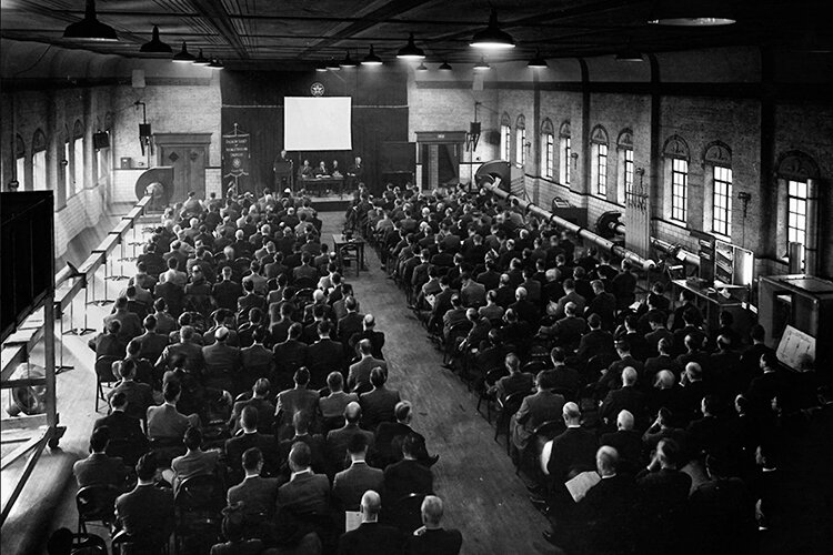 In 1947 the house became the headquarters for a national engineering company, American Society of Heating and Ventilating Engineers