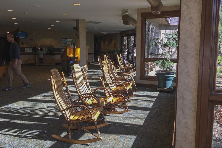 Ready to rock inside the Rocky River Nature Center.
