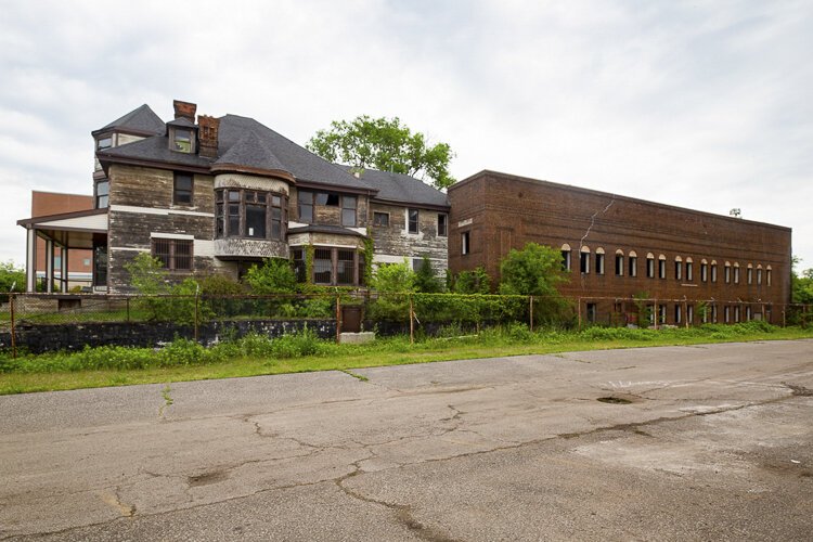 Allen-Sullivan house in 2021 just before demolition