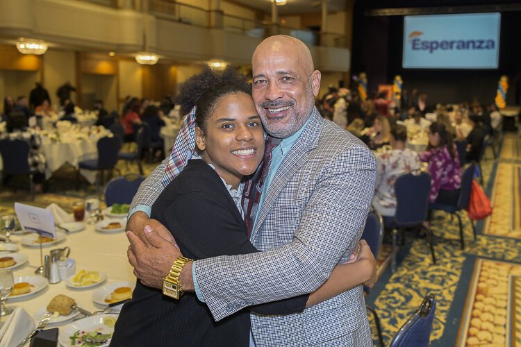 Fiesta of Hope (FOH)— Yury Leonardo is hugging her dad