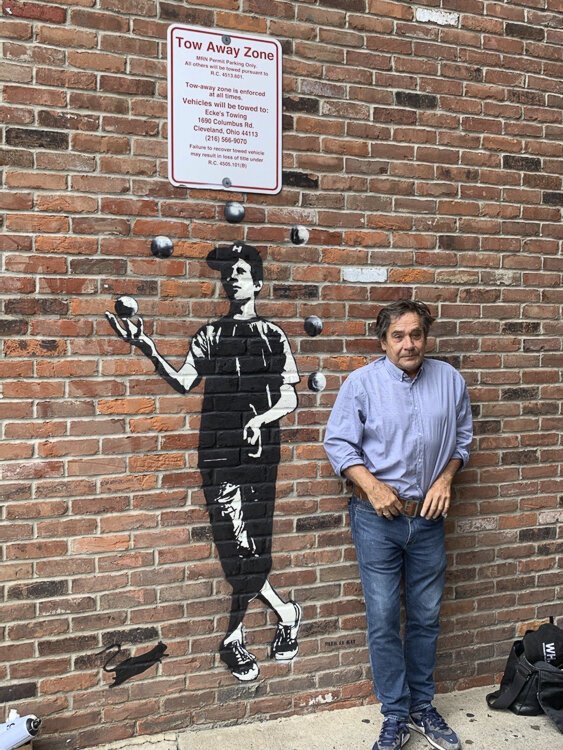 French graffiti artist Blek Le Rat