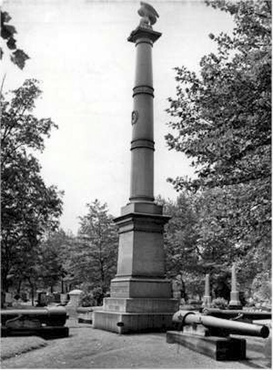 In 1873, the 7th Ohio Volunteer Regiment was honored at Woodland with a monument.