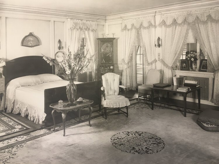 Photo taken by George Edmondson to document Franchester circa 1919