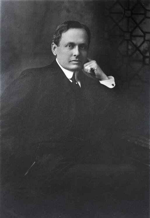 Edmondson photo of Harry Augustus Garfield from a collection formal portraits of wealthy Clevelanders, primarily taken in the first two decades of the twentieth century.