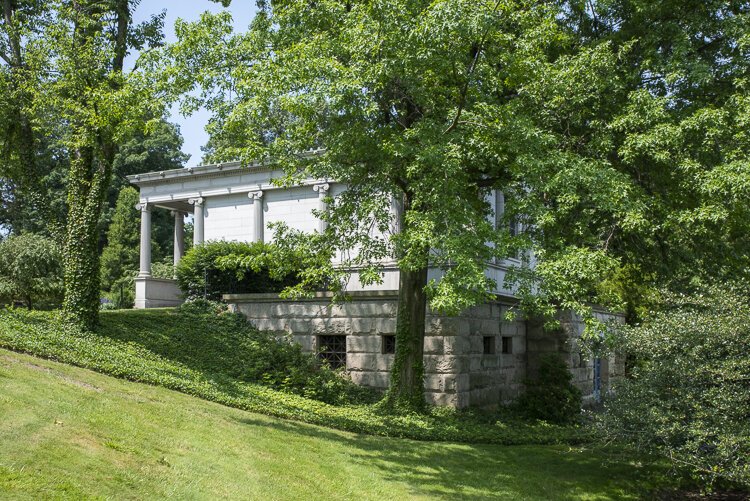 Side view of the Wade Memorial Chapel